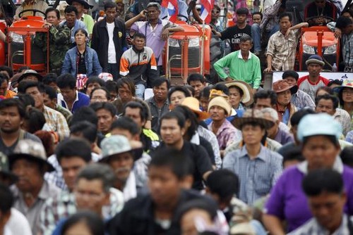 Thai farmers call off demonstrations in Bangkok airport - ảnh 1